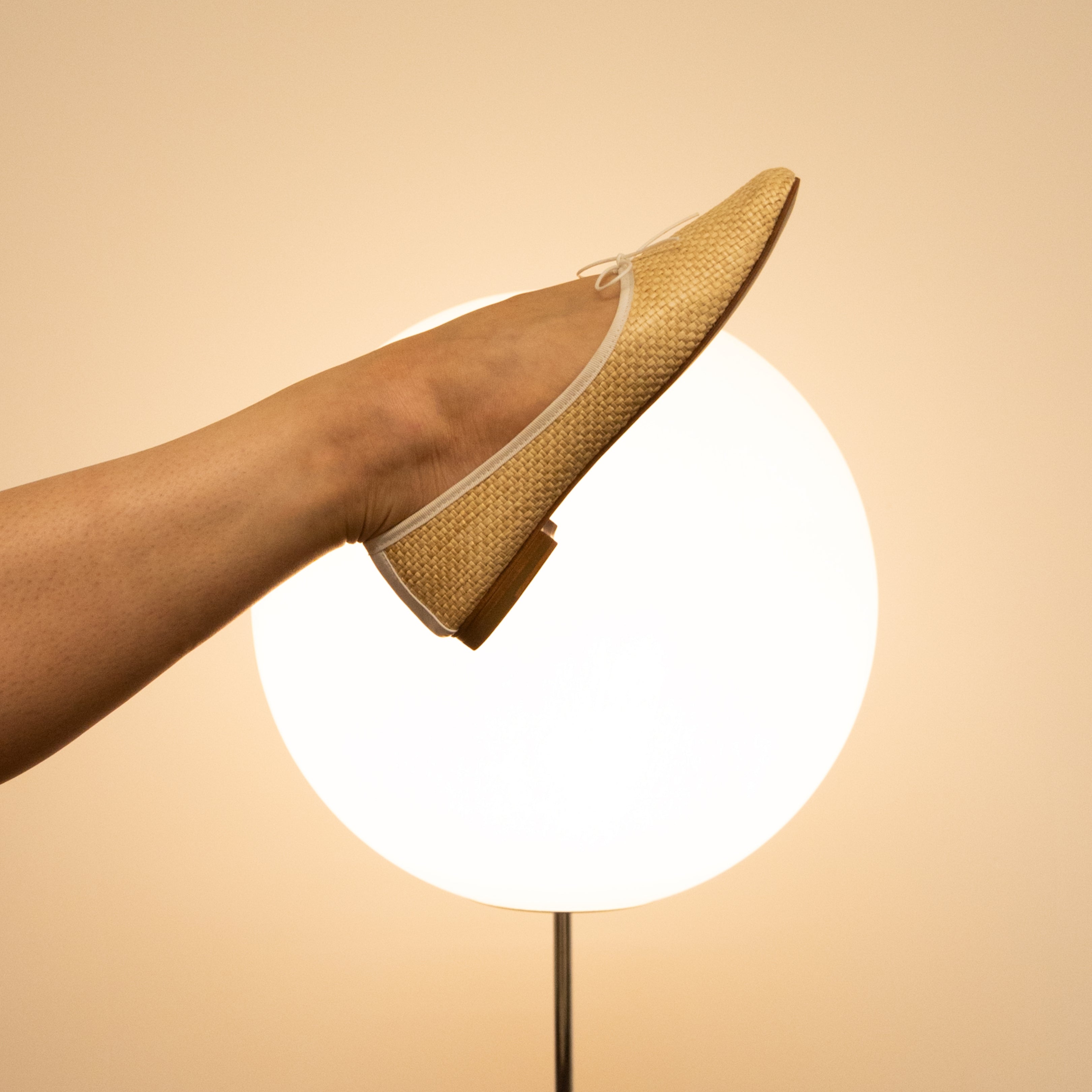 The Quadra Raffia Ballerina
