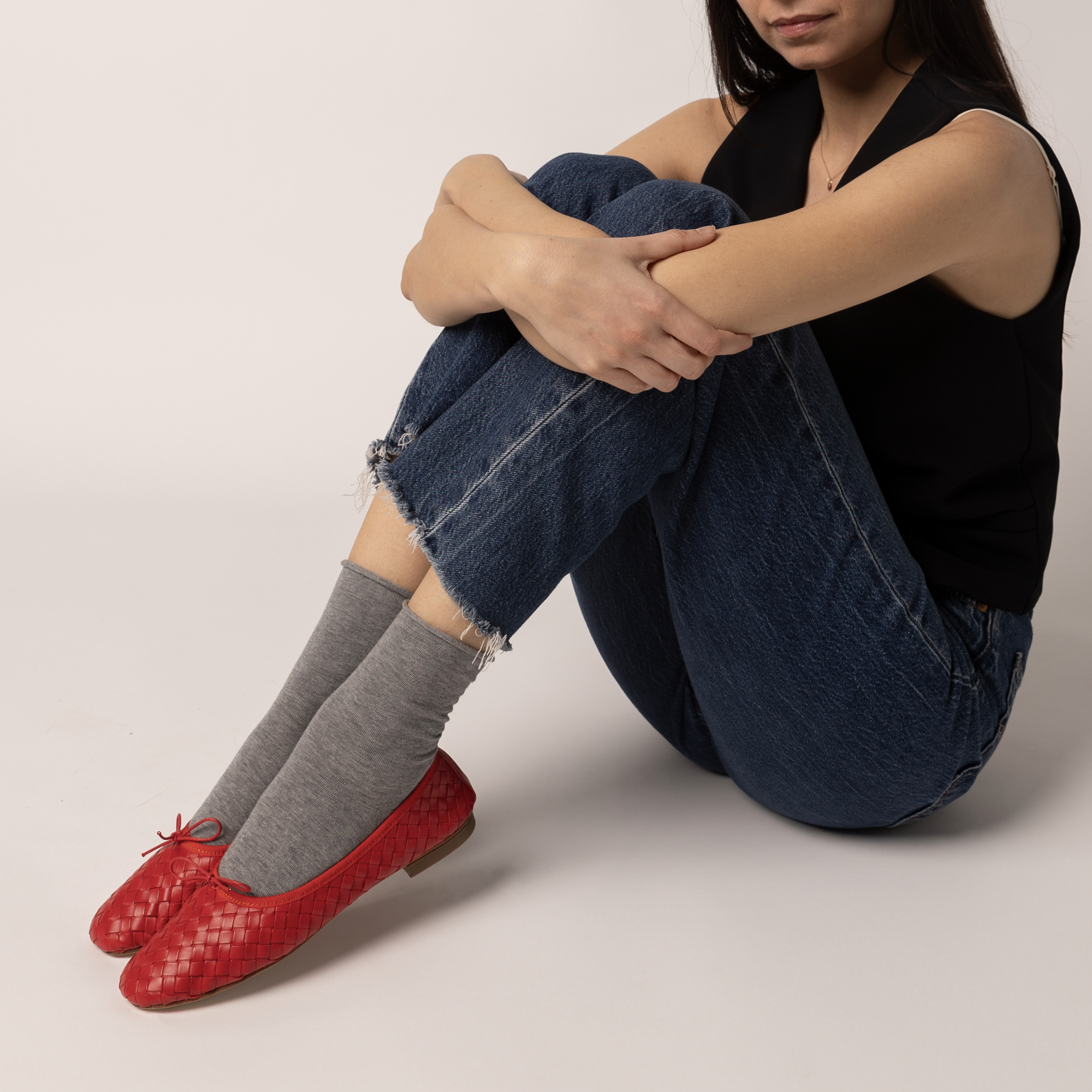 The Woven Quadra Ballerina
