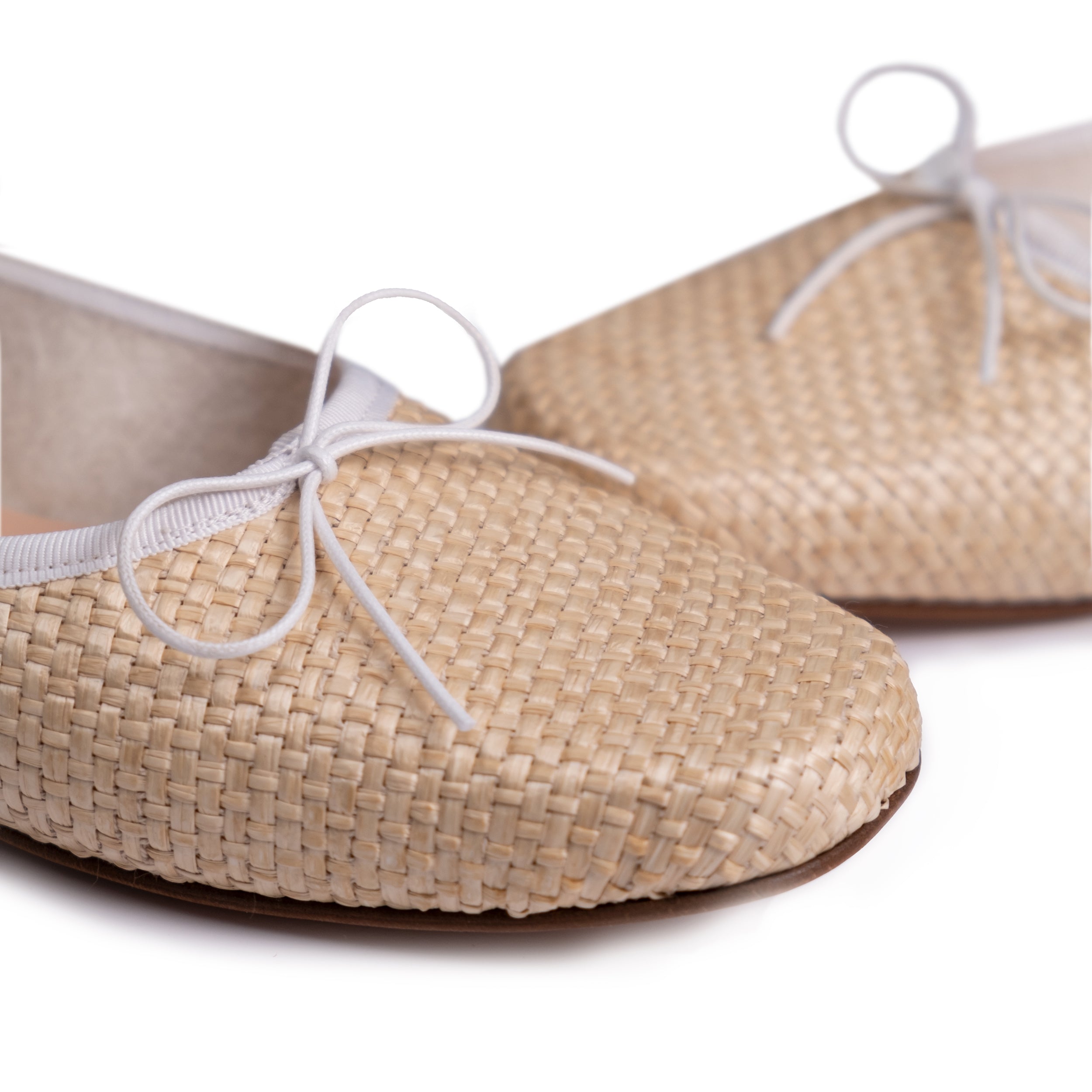 The Quadra Raffia Ballerina