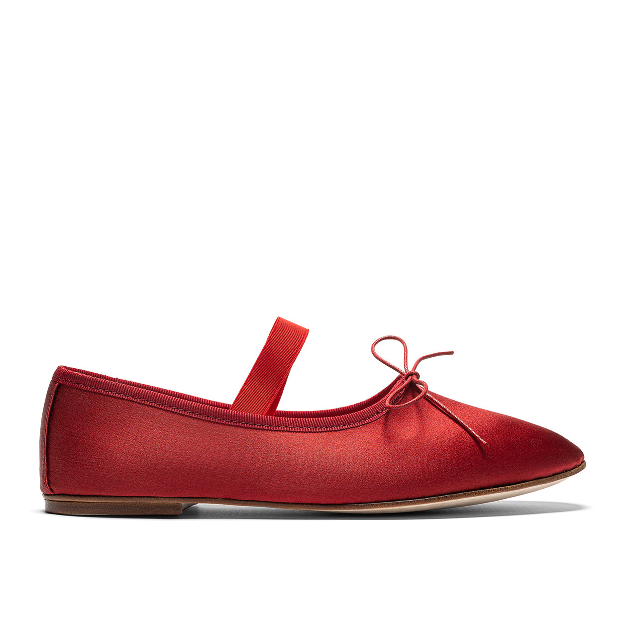 The Rotonda Satin Mary Jane