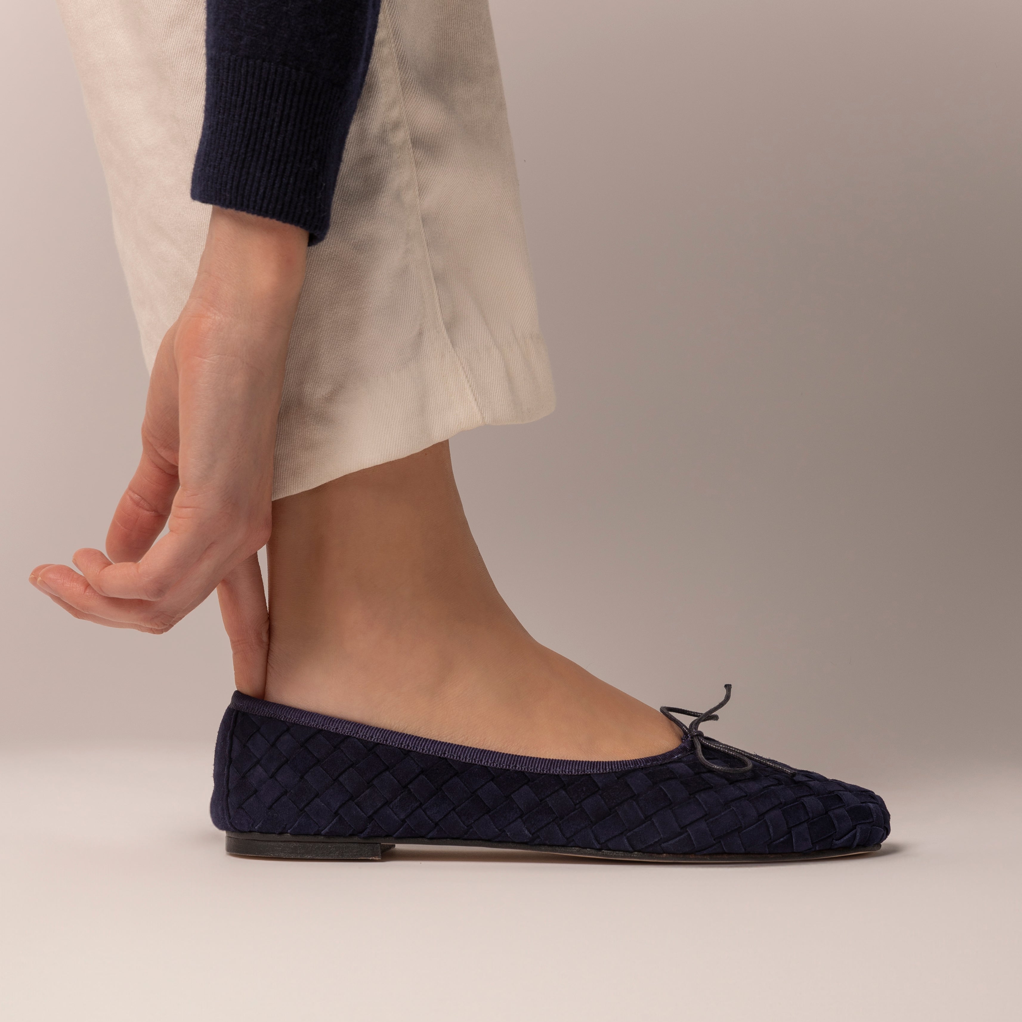The Woven Quadra Ballerina