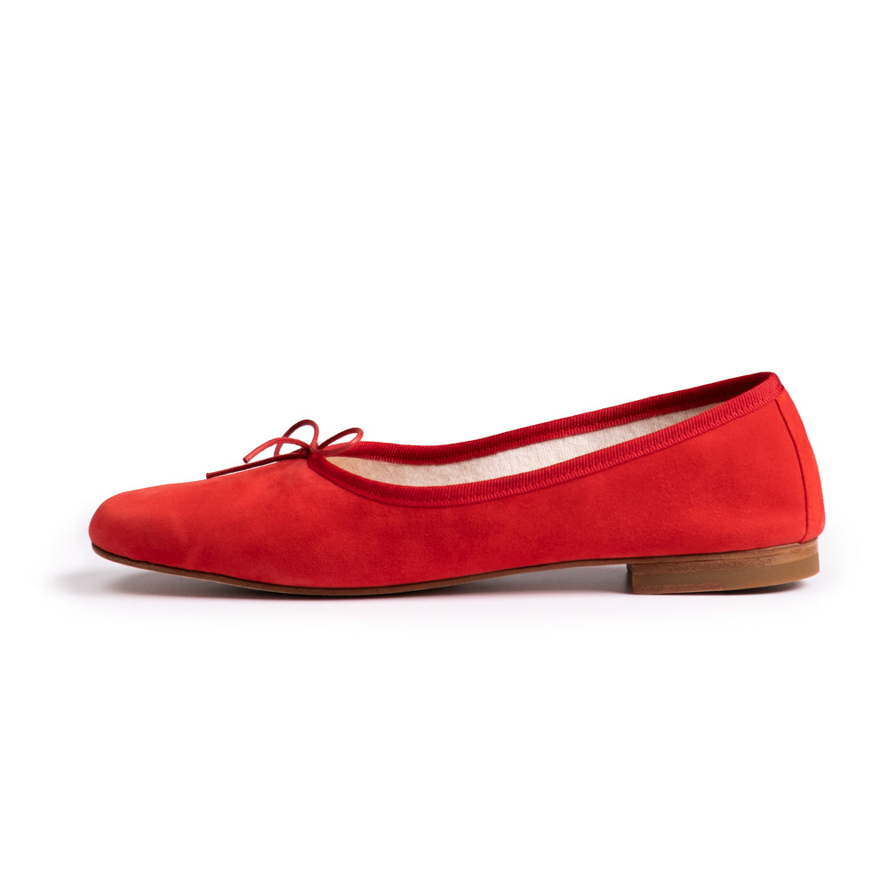 Eledera | Handcrafted in Italy | The Quadra Ballerina Red